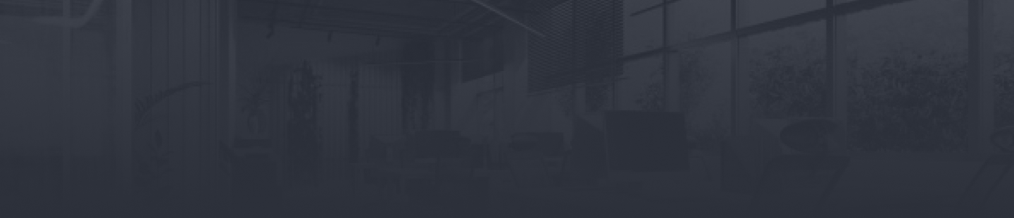 Imagem do banner com fundo cinza e imagens do escritório
